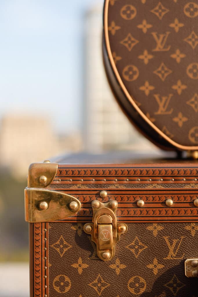 Editorial photography of Louis Vuitton accessories at Casa Fuster in Barcelona. Photo by Santa Cruz Juanjo Vega, photographer of exclusive design and fashion events in Barcelona.